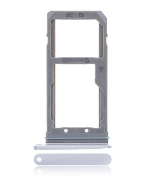 Dual Sim Card Tray Replacement Compatible For Samsung Galaxy S7 (Black Onyx)