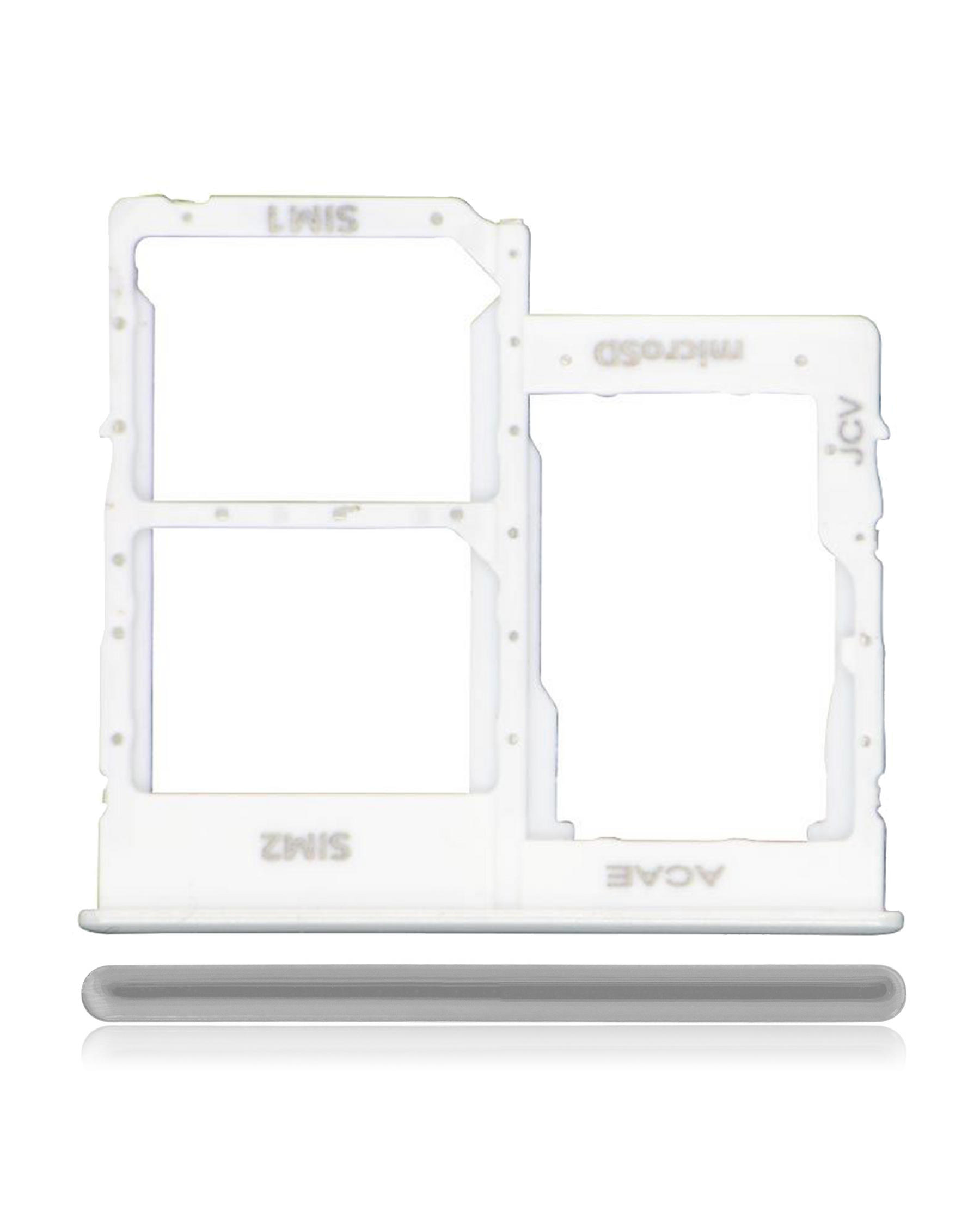 Dual Sim Card Tray Compatible For Samsung Galaxy A31 (A315 / 2020) (Prism Crush White)