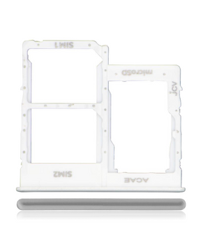 Dual Sim Card Tray Compatible For Samsung Galaxy A31 (A315 / 2020) (Prism Crush White)