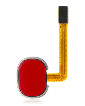 Fingerprint Reader With Flex Cable Compatible For Samsung Galaxy A20 (A205 / 2019) (Red)