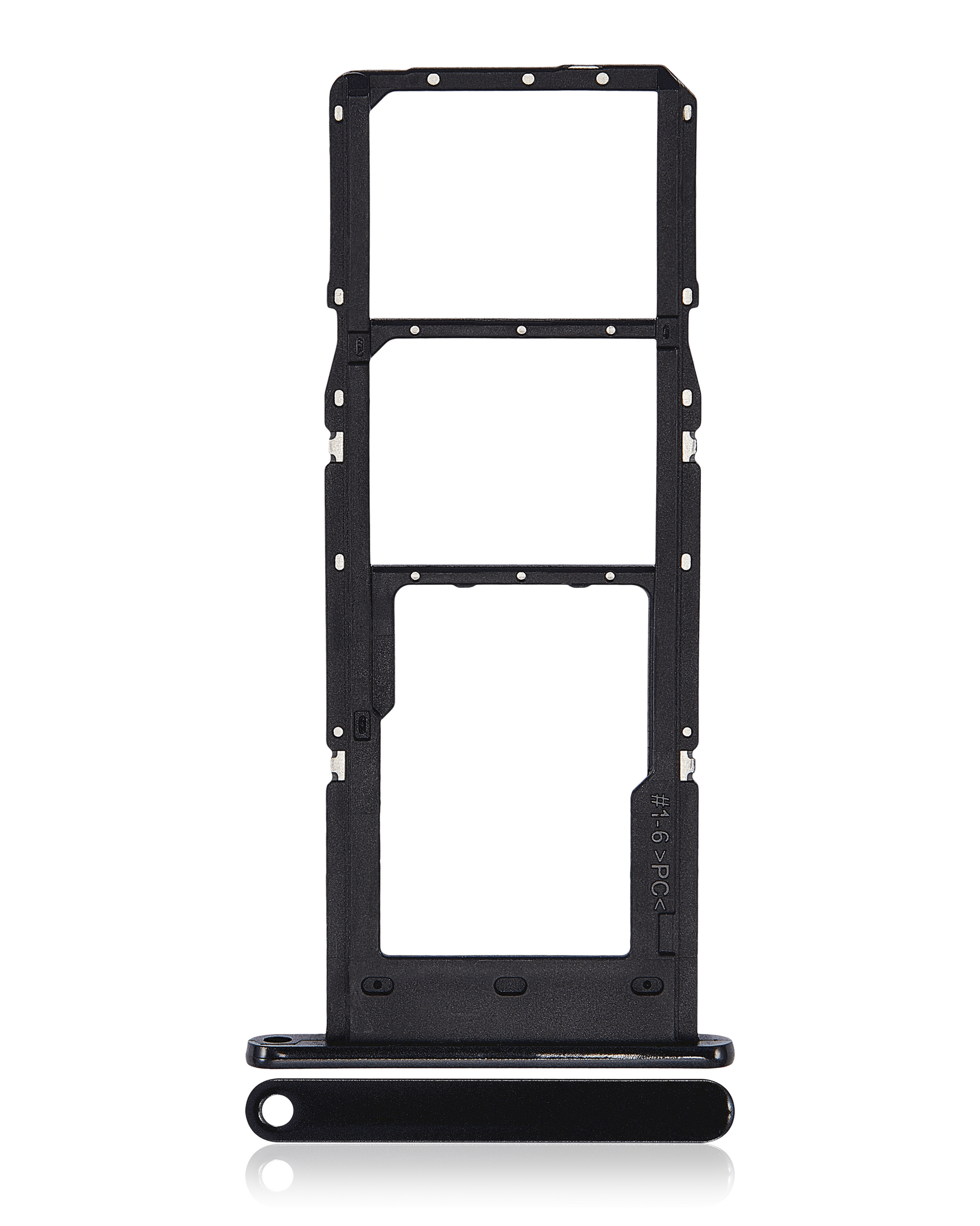 Dual Sim Card Tray Compatible For Samsung Galaxy A14 5G (A146F / 2023) (Black)