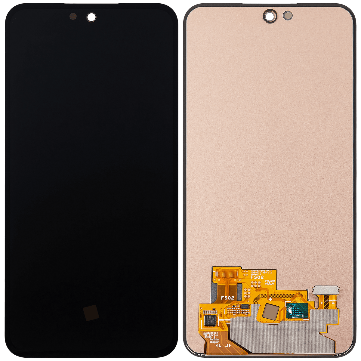 Replacement OLED Assembly Without Frame Compatible For Samsung Galaxy A55 (A556 / 2024) (Refurbished) (All Colors)
