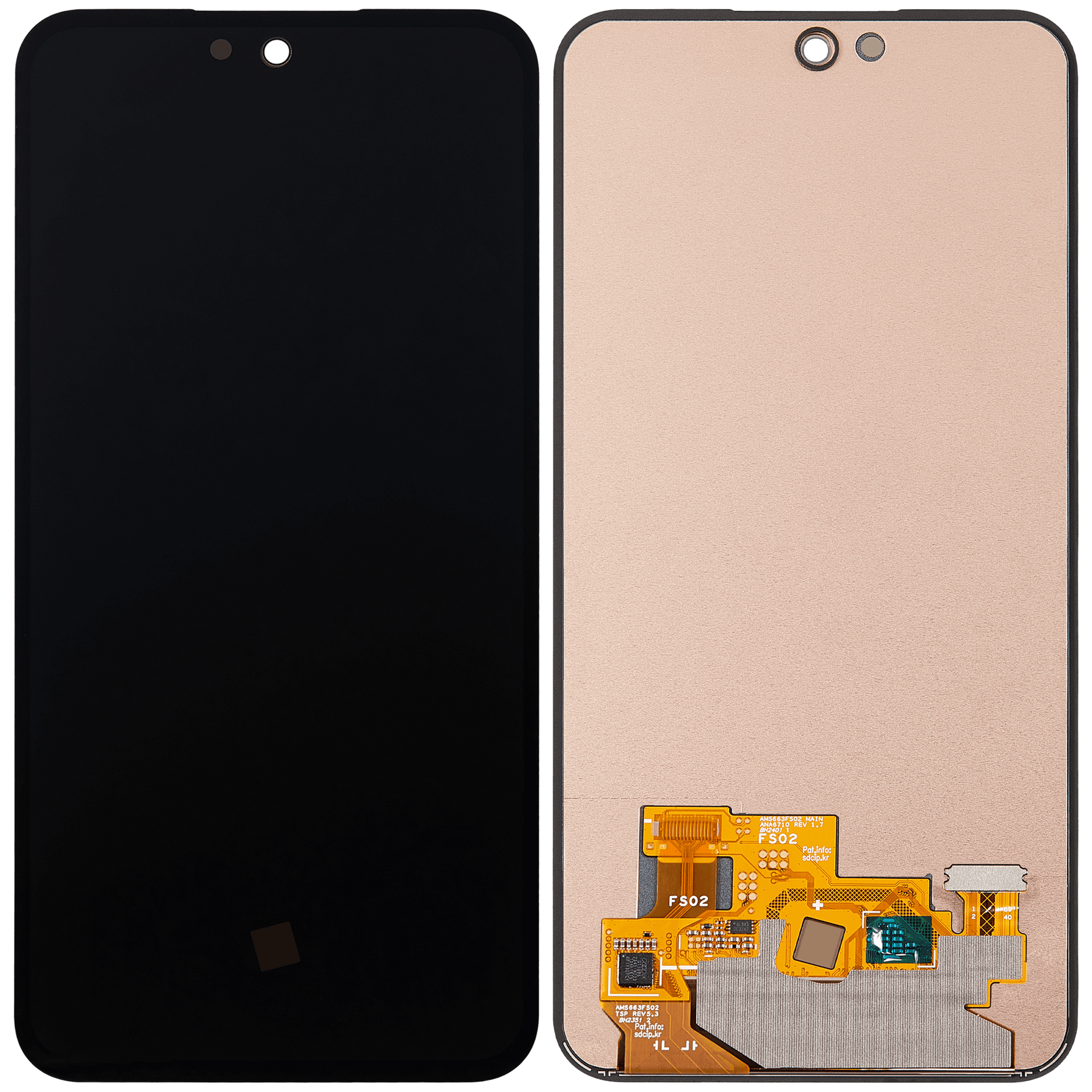 Replacement OLED Assembly Without Frame Compatible For Samsung Galaxy A55 (A556 / 2024) (Refurbished) (All Colors)
