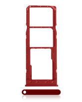 Dual Sim Card Tray Compatible For Samsung Galaxy A10 (A105 / 2019) (Red)