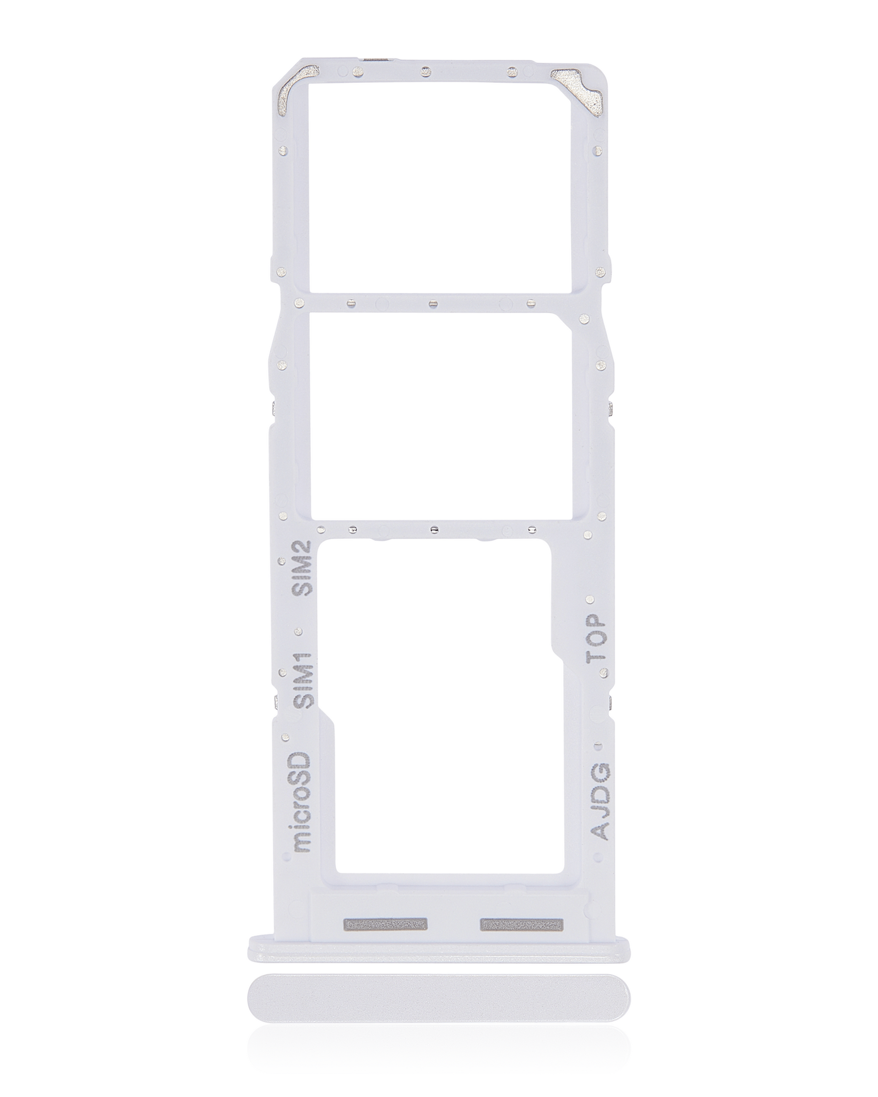 Dual Sim Card Tray Compatible For Samsung Galaxy A04S (A047 / 2022) (White)