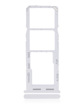 Dual Sim Card Tray Compatible For Samsung Galaxy A04S (A047 / 2022) (White)