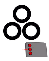 Back Camera Lens (Glass Only) With Adhesive Compatible For Samsung Galaxy A04S (A047 / 2022) (1 Pack)