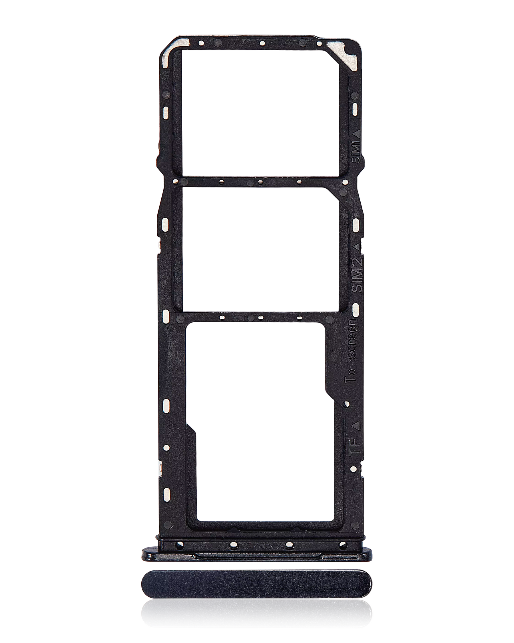 Dual Sim Card Tray Compatible For Samsung Galaxy A04 (A045 / 2022) (Black)