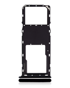 Single Sim Card Tray Compatible For Samsung Galaxy A03S (A037U / 2021) (Black)