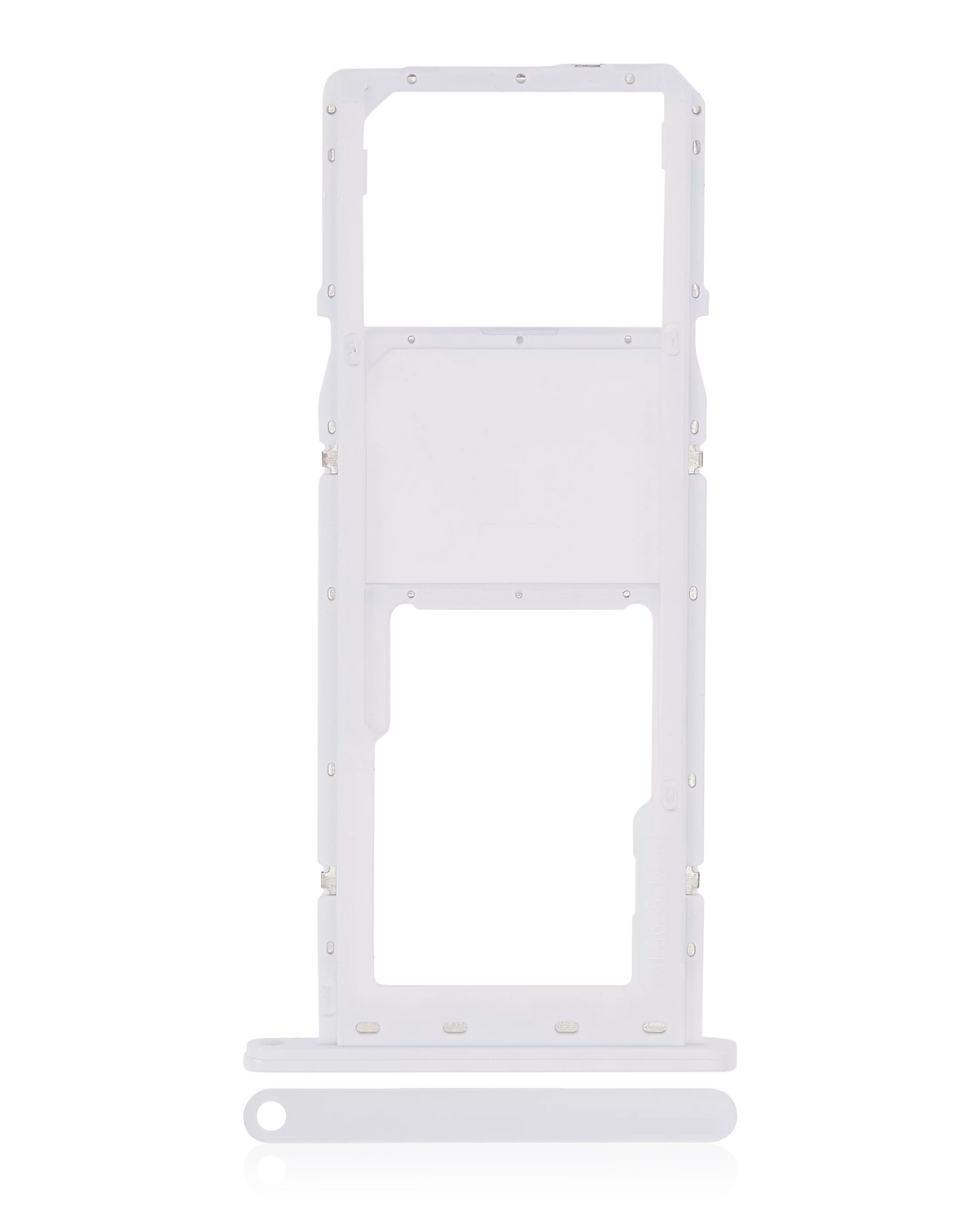 Single Sim Card Tray Compatible For Samsung Galaxy A02S (A025 / 2020) / A03 (A035 / 2021) (White)
