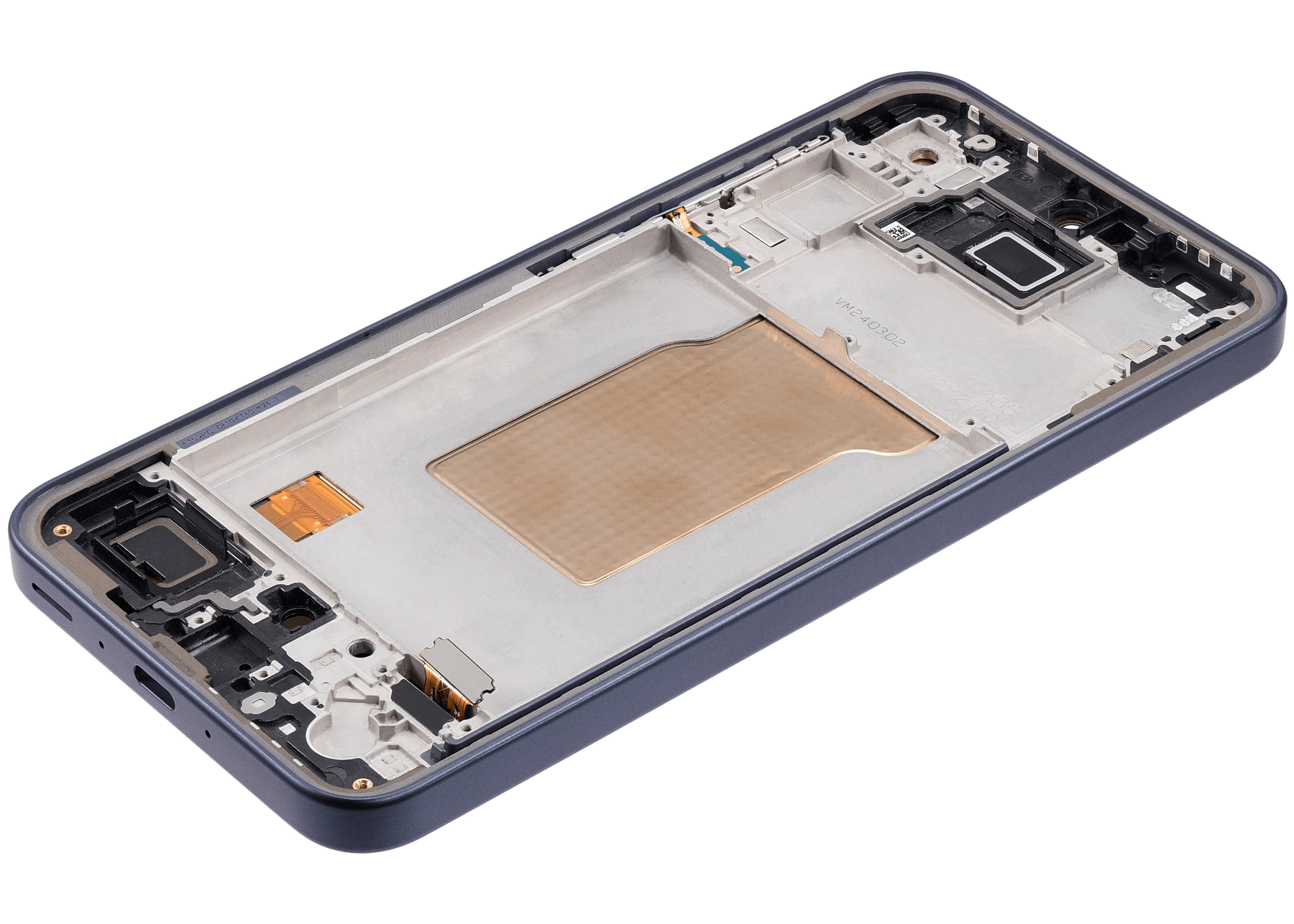 OLED Assembly With Frame Compatible For Samsung Galaxy A35 5G (A356 / 2024) (Refurbished) (Navy)