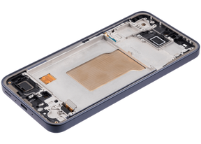 OLED Assembly With Frame Compatible For Samsung Galaxy A35 5G (A356 / 2024) (Refurbished) (Navy)