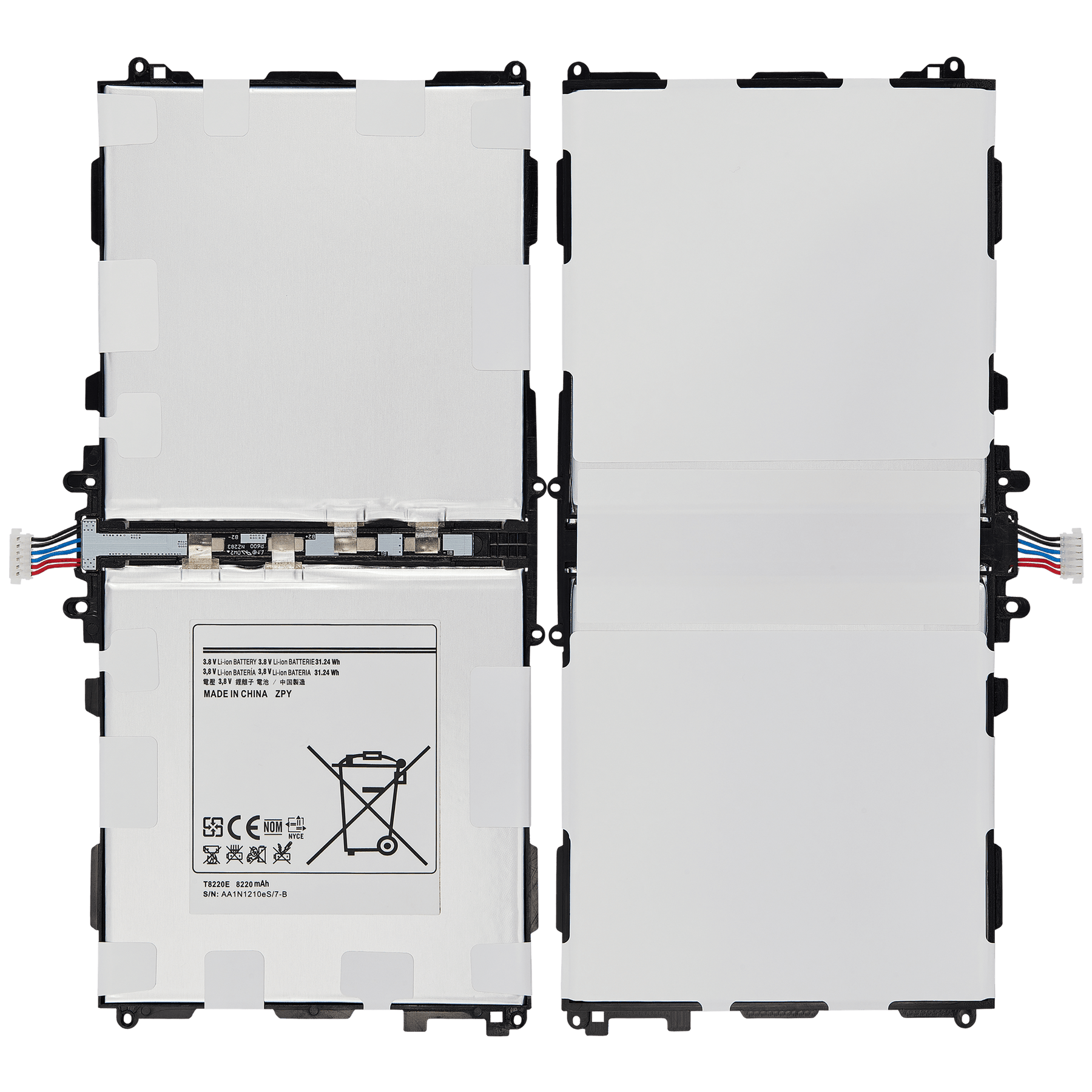 Replacement Battery Compatible For Samsung Galaxy Tab Pro 10.1" (T520 / T525) (2014) / Note 10.1" (P600 / P601 / P605) (2014) (T8220E)
