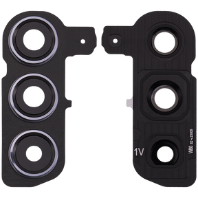 Back Camera Lens Replacement With Cover Bezel Ring Compatible For Samsung Galaxy S24 5G (Cobalt Violet)