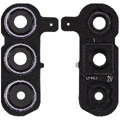 Back Camera Lens Replacement With Cover Bezel Ring Compatible For Samsung Galaxy S24 Plus 5G  by MacFactory.Store(Cobalt Violet)