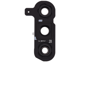 Replacement Back Camera Lens With Cover Bezel Ring Compatible For Samsung Galaxy S24 Plus 5G (Sapphire Blue)