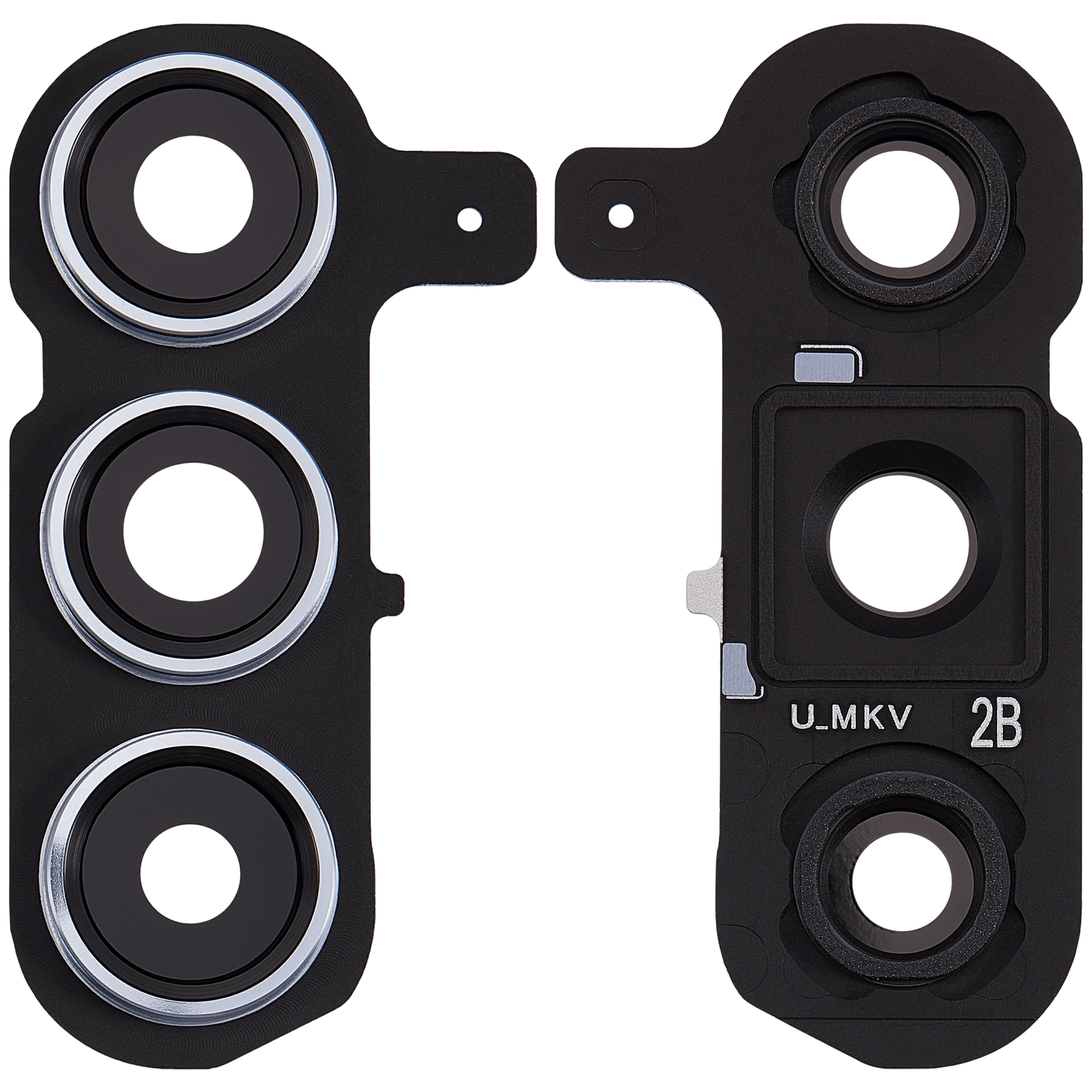 Replacement Back Camera Lens With Cover Bezel Ring Compatible For Samsung Galaxy S24 Plus 5G (Sapphire Blue)