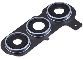 Replacement Back Camera Lens With Cover Bezel Ring Compatible For Samsung Galaxy S24 Plus 5G (Sapphire Blue)