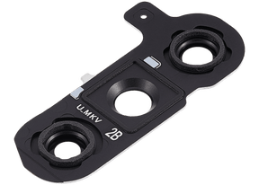 Replacement Back Camera Lens With Cover Bezel Ring Compatible For Samsung Galaxy S24 Plus 5G (Sapphire Blue)