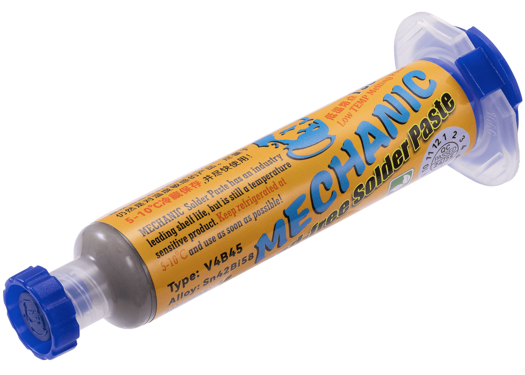 Solder Paste Low Temperature RoHs Lead-Free 40g (V40-BS458) (Mechanic)