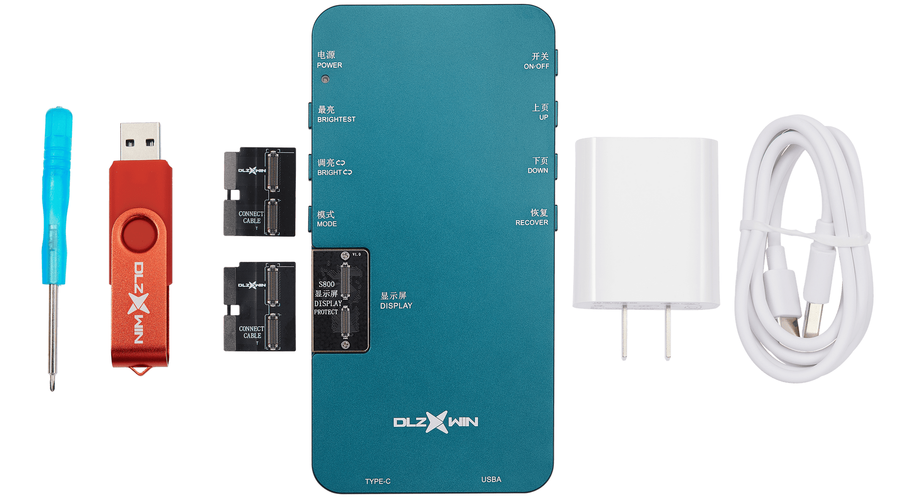 S800 Display LCD OLED Tester Machine Compatible For iPhone 6 Series to iPhone 13 / 14 / 14 Plus / Samsung / Huawei / Vivo / Oppo (Tester Cables Sold Separately) (iTestBox)