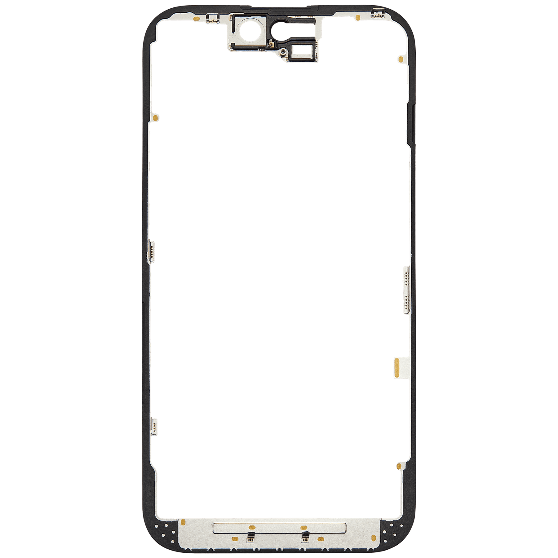 LCD Frame Without Glue Compatible For iPhone 15