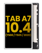 Replacement LCD Assembly Without Frame Compatible For Samsung Galaxy Tab A7 10.4" (T500 / T505 / 2020) (Refurbished) (White)