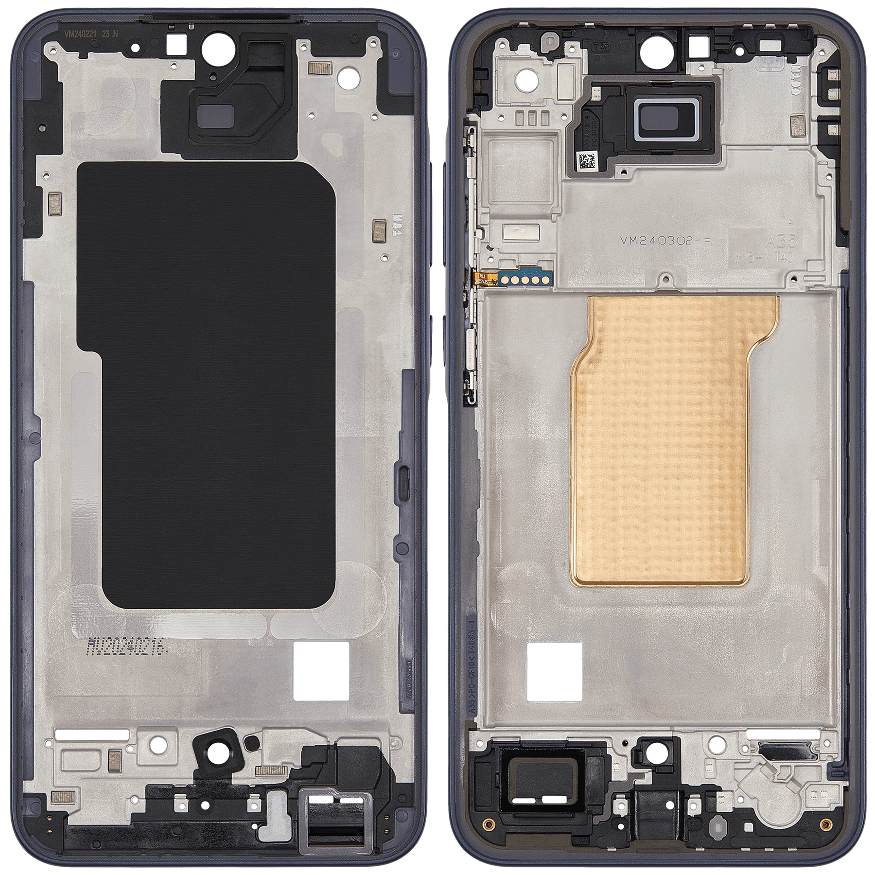 Mid-Frame Housing Compatible For Samsung Galaxy A35 (A356 / 2024) (Navy)