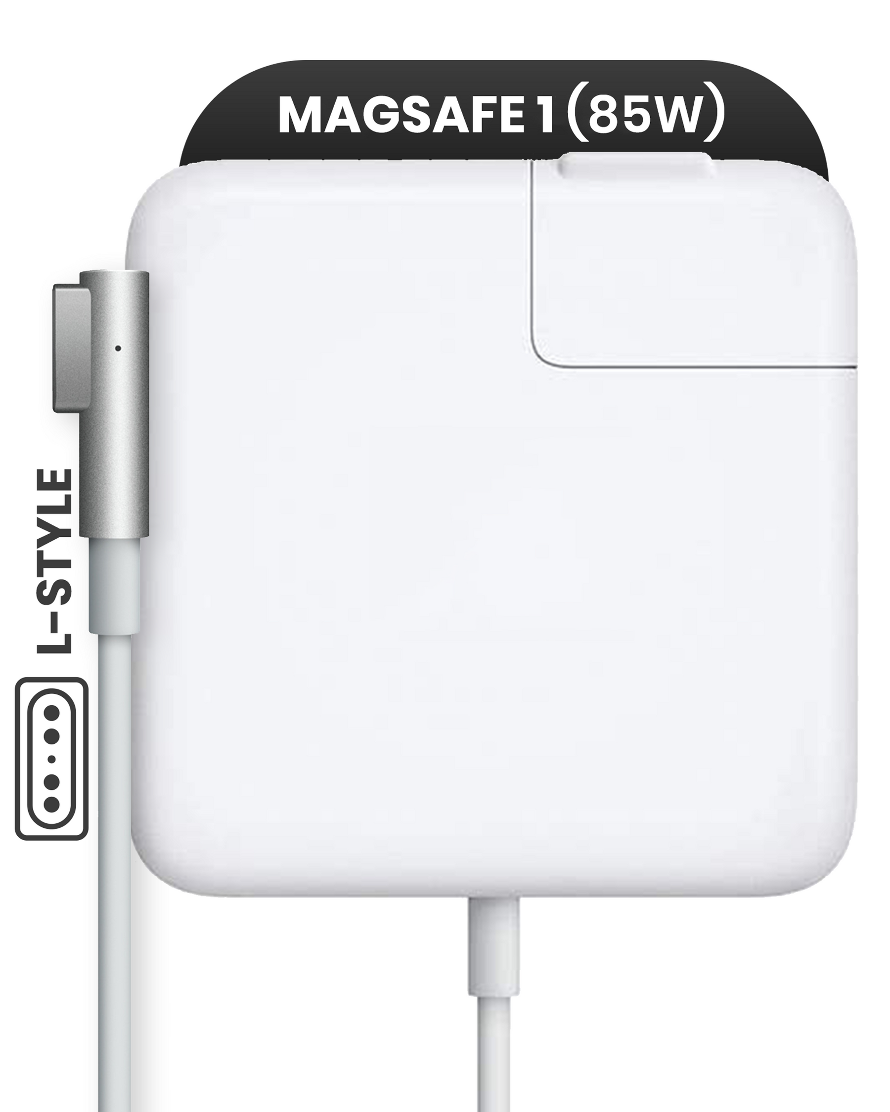 85W MagSafe 1 Power Adapter With Cable (L-Style) For MacBook (OEM)