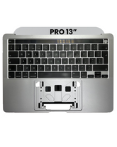 Top Case With Keyboard Compatible For MacBook Pro 13" (A2251 / Mid 2020) (UK Keyboard) (Space Gray)