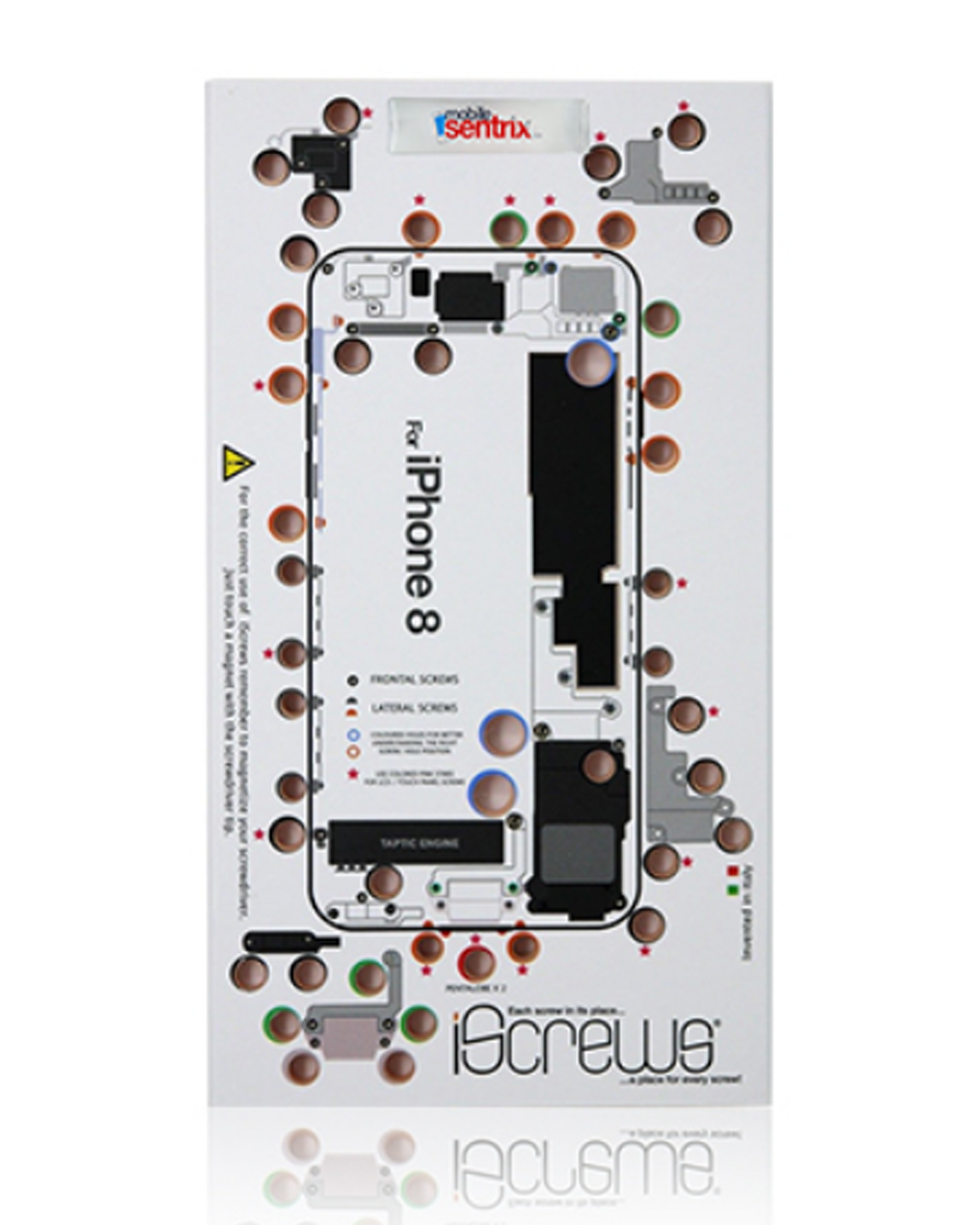 iScrews Position Mat Compatible For iPhone 8 (dottorpod)