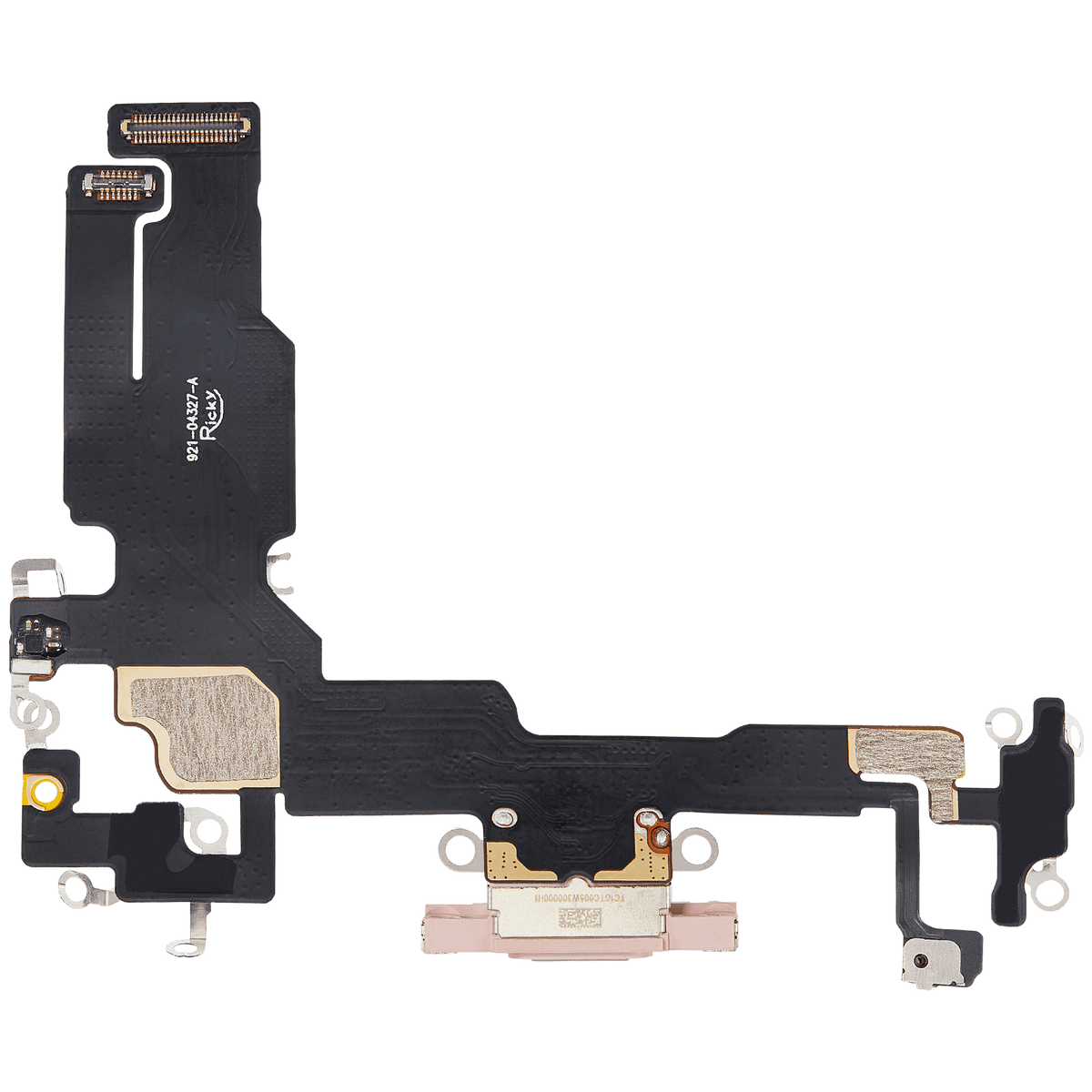 Charging Port Flex Cable Compatible For iPhone 15 (Aftermarket Plus) (Pink)