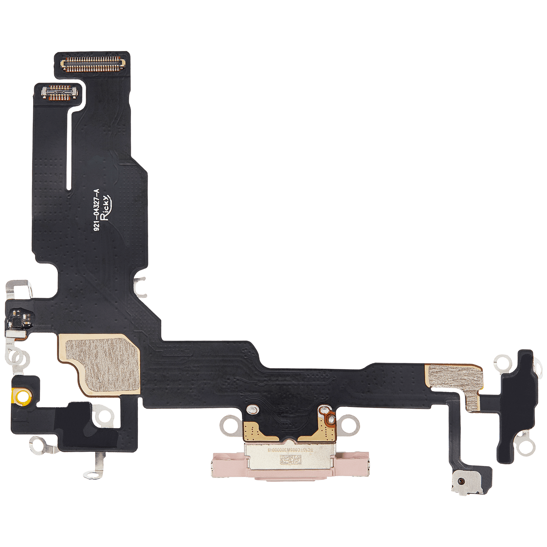 Charging Port Flex Cable Compatible For iPhone 15 (Aftermarket Plus) (Pink)