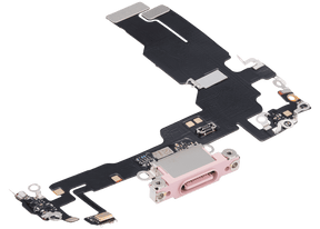 Charging Port Flex Cable Compatible For iPhone 15 (Aftermarket Plus) (Pink)