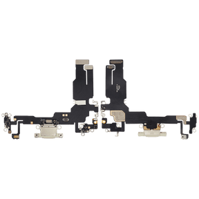 Charging Port Flex Cable Compatible For iPhone 15 (Aftermarket Plus) (Yellow)