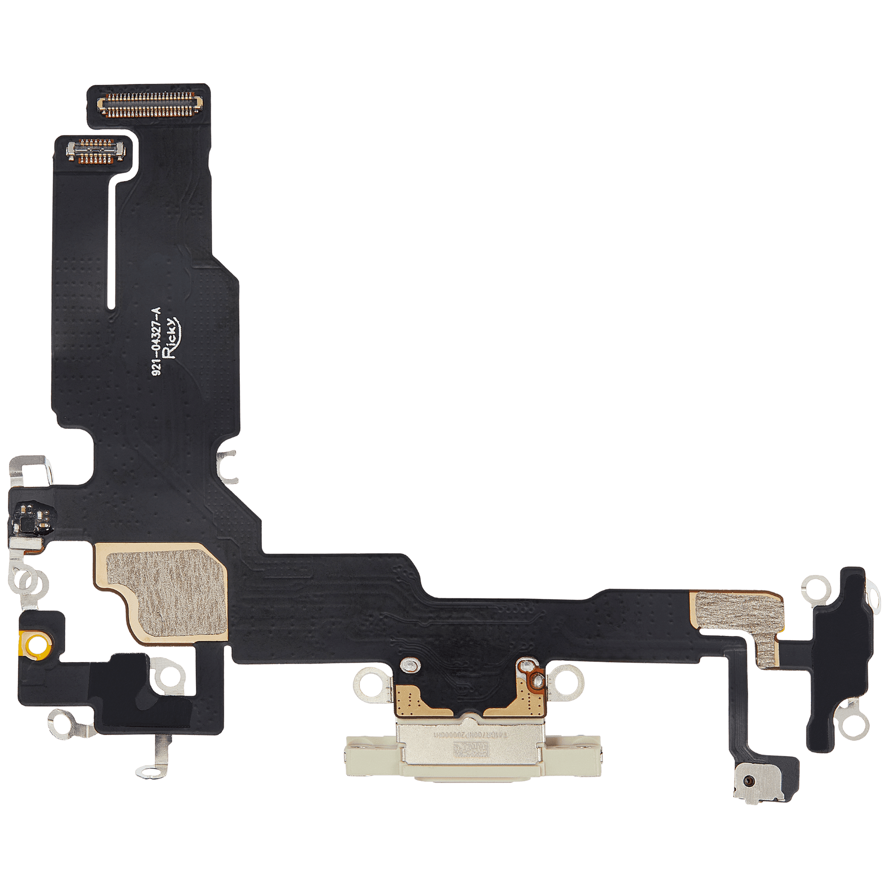 Charging Port Flex Cable Compatible For iPhone 15 (Aftermarket Plus) (Yellow)