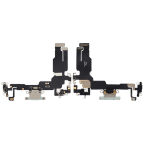 Charging Port Flex Cable Compatible For iPhone 15 (Aftermarket Plus) (Green)
