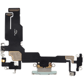 Charging Port Flex Cable Compatible For iPhone 15 (Aftermarket Plus) (Green)