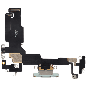 Charging Port Flex Cable Compatible For iPhone 15 (Aftermarket Plus) (Green)