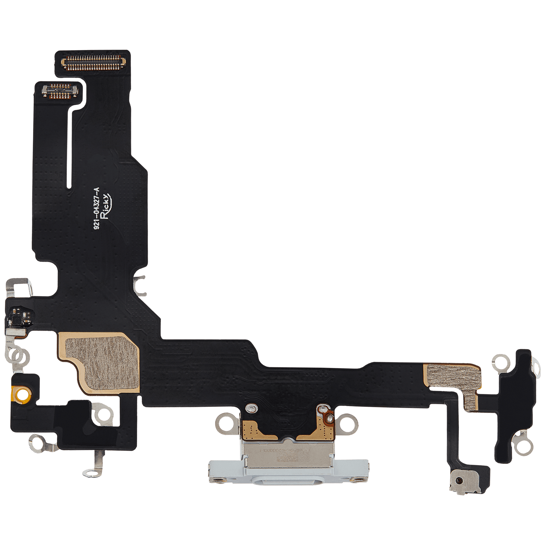 Charging Port Flex Cable Compatible For iPhone 15 (Aftermarket Plus) (Blue)