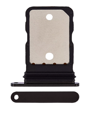 Single Sim Card Tray Compatible For Google Pixel 6A Replacement (Charcoal)