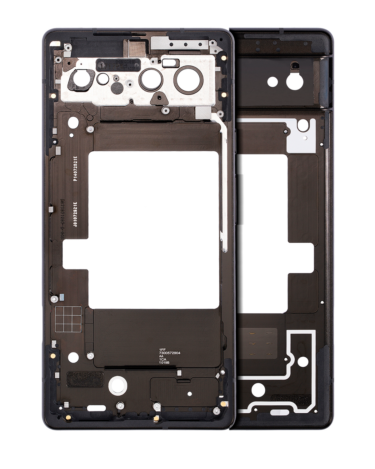 Mid-Frame Housing Compatible For Google Pixel 6 Replacement  (Stormy Black)