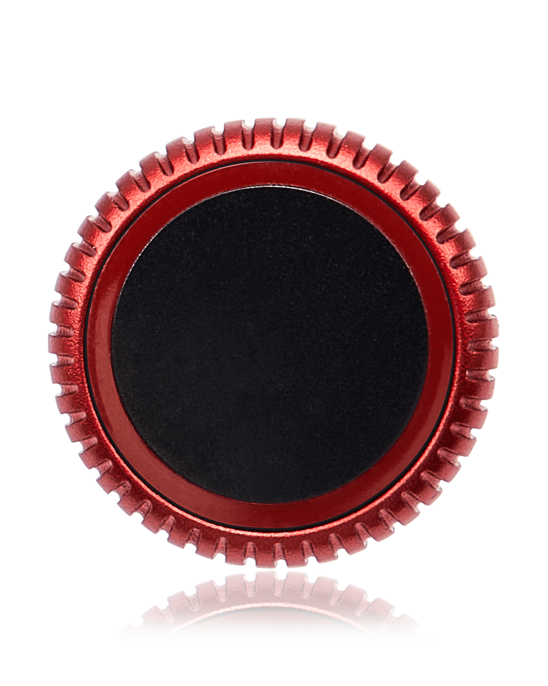 Crown Nut Compatible For Watch Series 6 (40MM / 44MM) (LTE Version) (Black / Red)