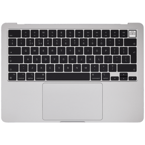 Top Case Assembly With Battery And Keyboard Compatible For MacBook Air 13" (A2681 / Mid 2022) (Silver) (UK Keyboard)