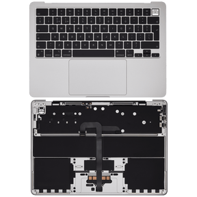 Top Case Assembly With Battery And Keyboard Compatible For MacBook Air 13" (A2681 / Mid 2022) (Silver) (UK Keyboard)