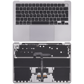 Top Case Assembly With Battery And Keyboard Compatible For MacBook Air 13" (A2681 / Mid 2022) (Space Gray) (UK Keyboard)