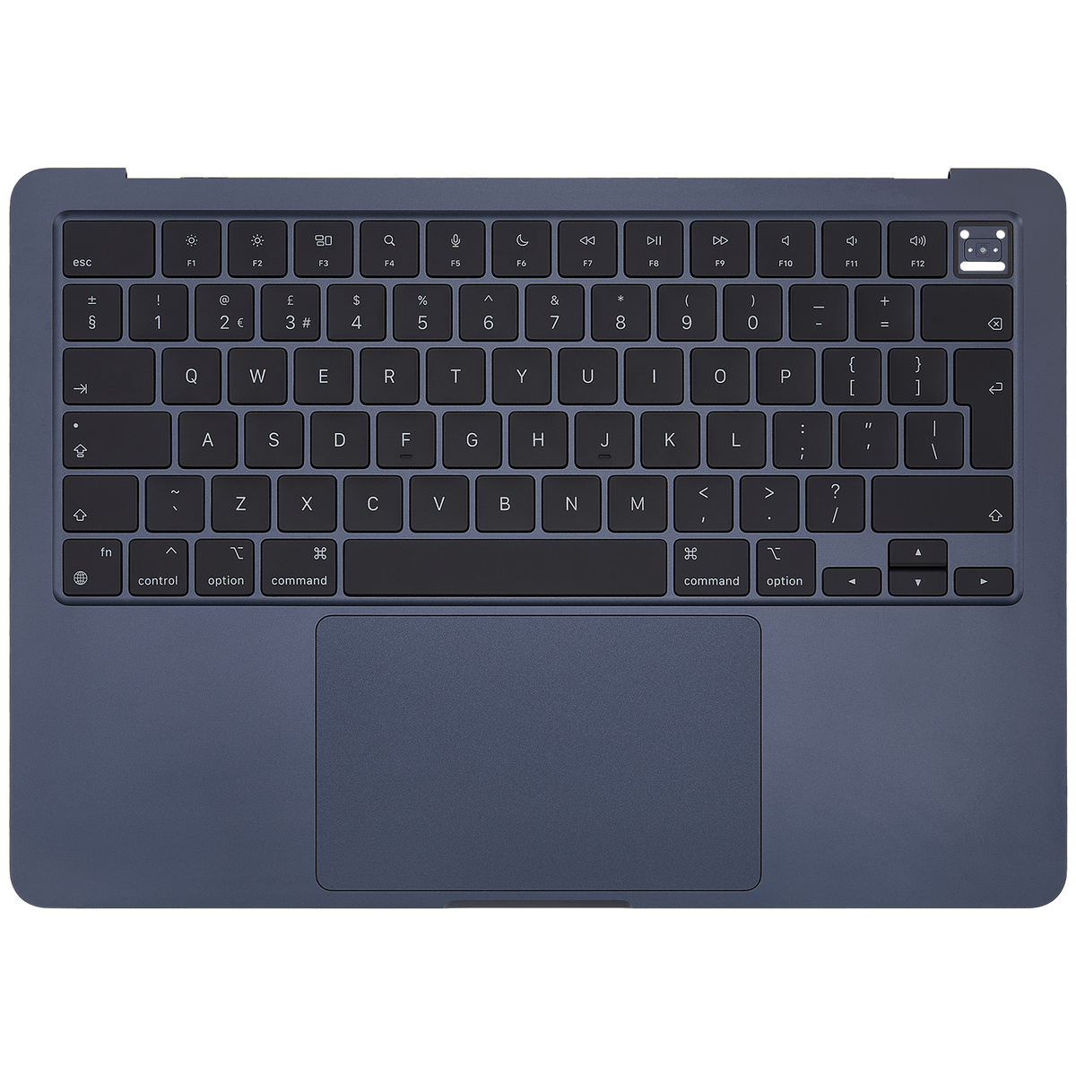 Top Case Assembly With Battery And Keyboard Compatible For MacBook Air 13" (A2681 / Mid 2022) (Midnight) (UK Keyboard)