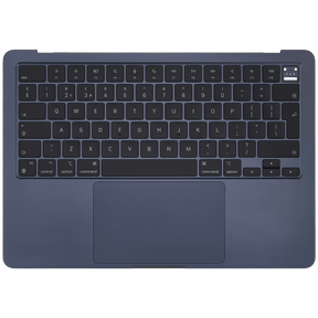 Top Case Assembly With Battery And Keyboard Compatible For MacBook Air 13" (A2681 / Mid 2022) (Midnight) (UK Keyboard)