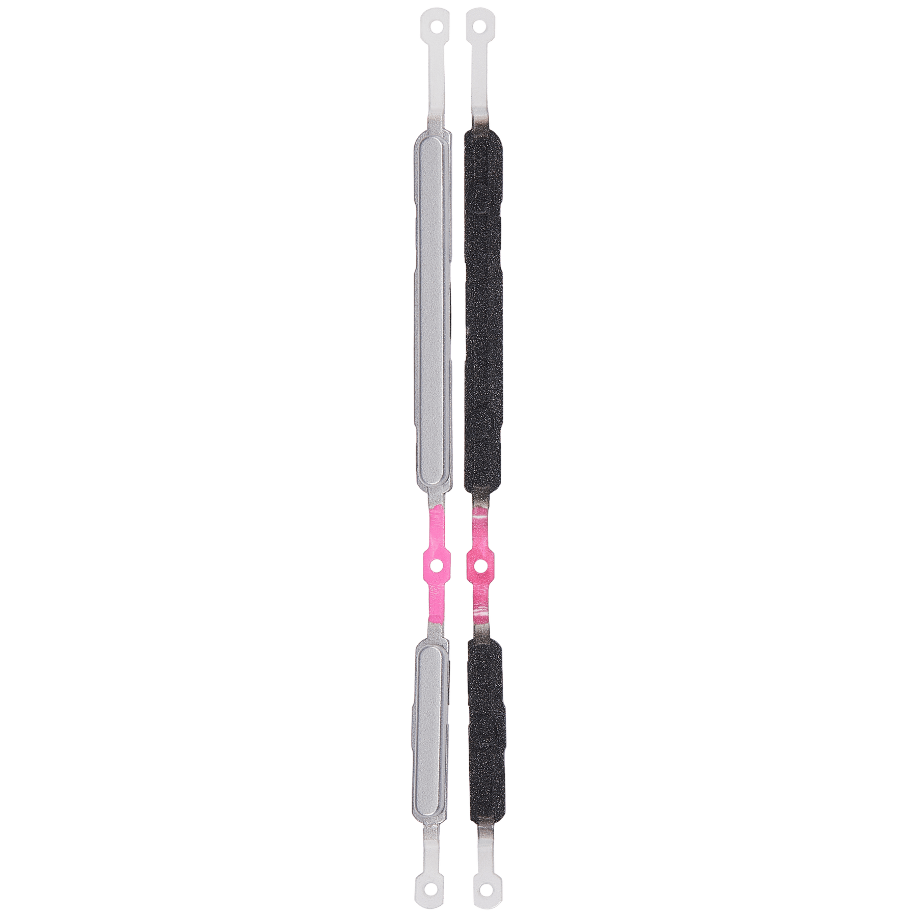 Replacement  Hard Buttons (Power / Volume) Compatible For Samsung Galaxy Tab A7 Lite (T220 / T225) (Silver)