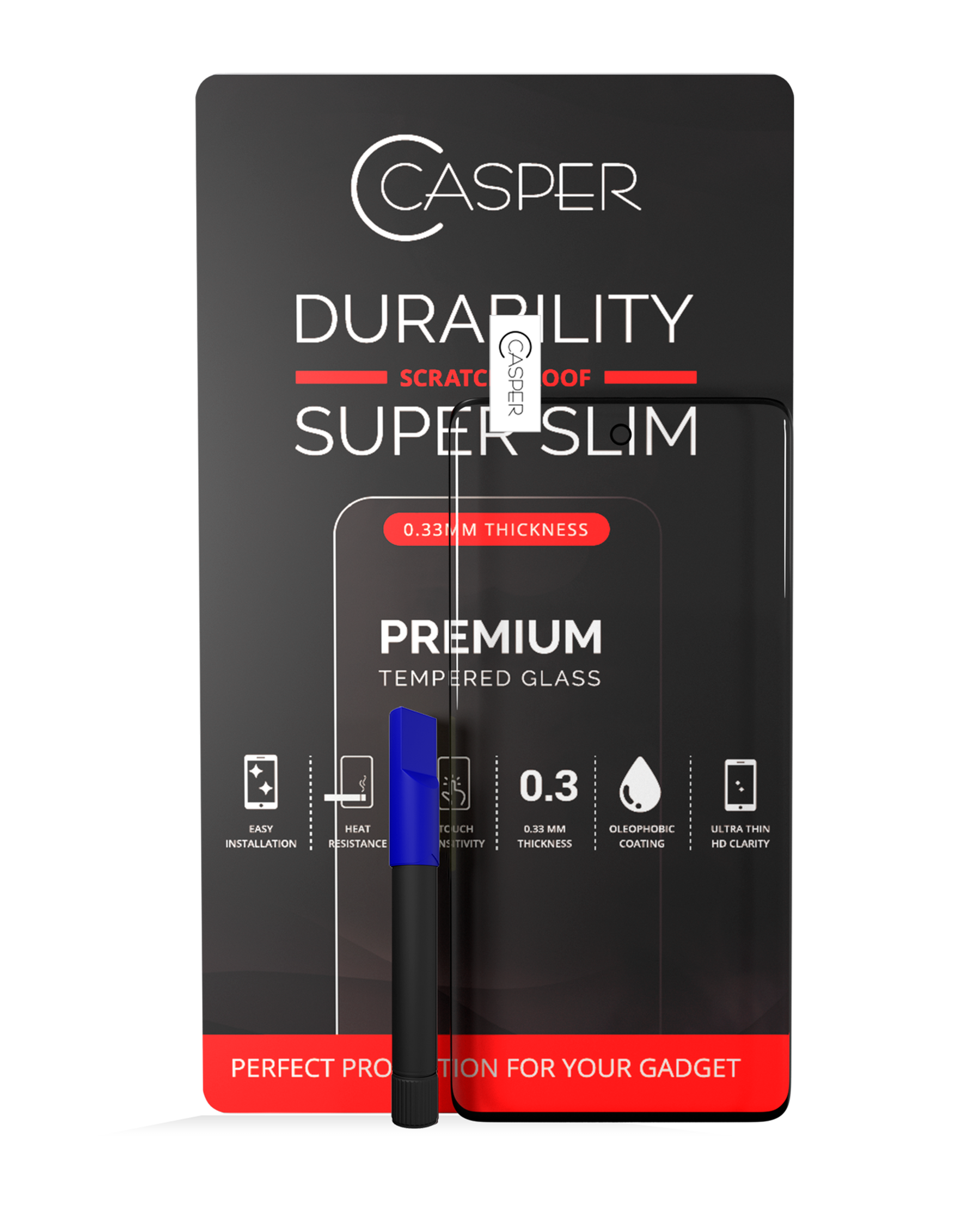 Replacement Casper UV Tempered Glass With Glue Compatible For Samsung Galaxy S20 Plus (Case Friendly)